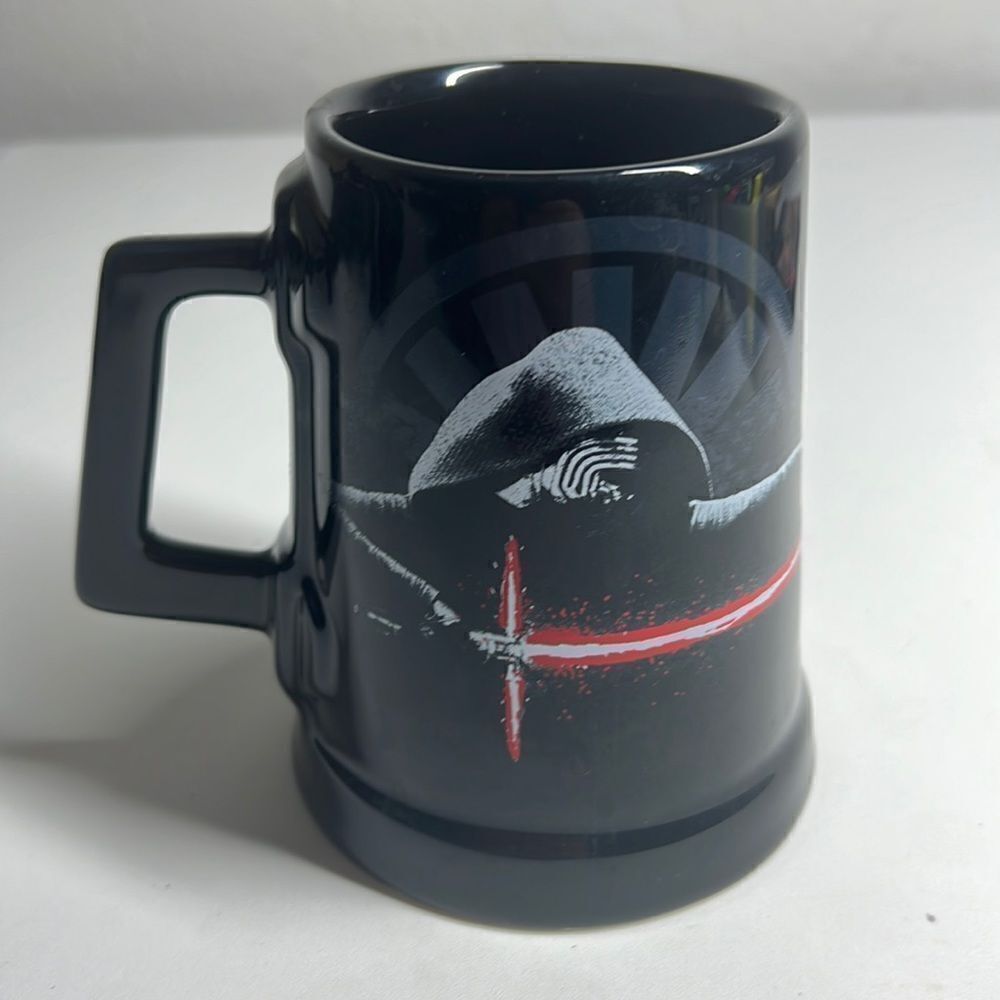 Disney Store Kylo Ren Star Wars Black Ceramic Coffee Mug  Black